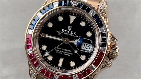 rolex gmt master ii diamond replica|rolex gmt master ii homage.